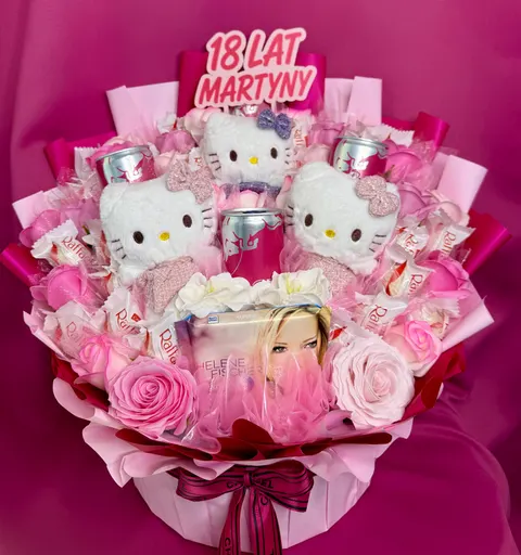 Bukiet „18 lat” Hello Kitty