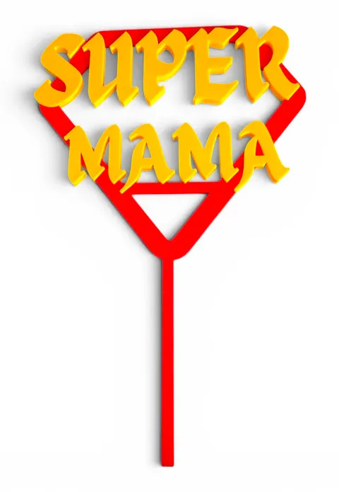 Topper „Super Mama”