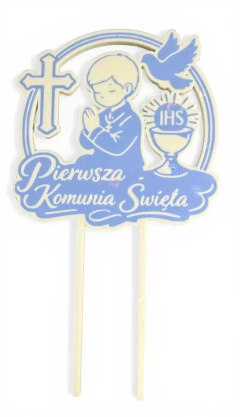 Topper Pierwsza Komunia — chłopiec