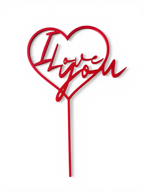 Topper „I love you”