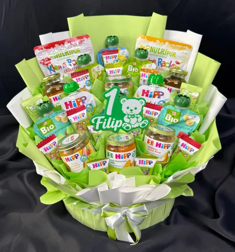 Bukiet z produktów HiPP